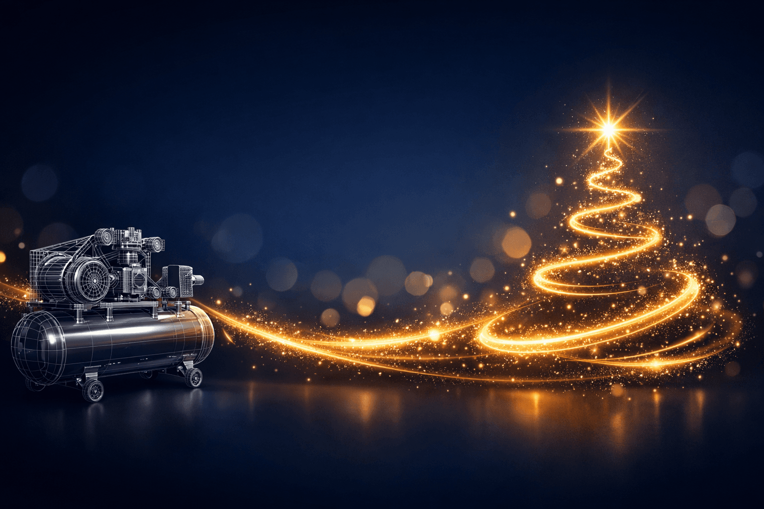 Adorno navideño Aire Seco