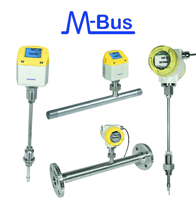 M-Bus – Contador de gas industrial para medición de caudal
