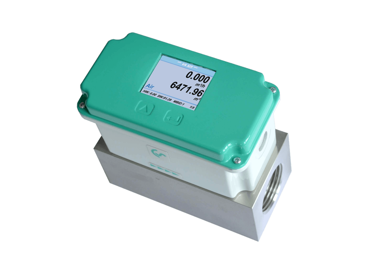 VA 525 – Caudalímetro compacto en línea para aire comprimido y nitrógeno