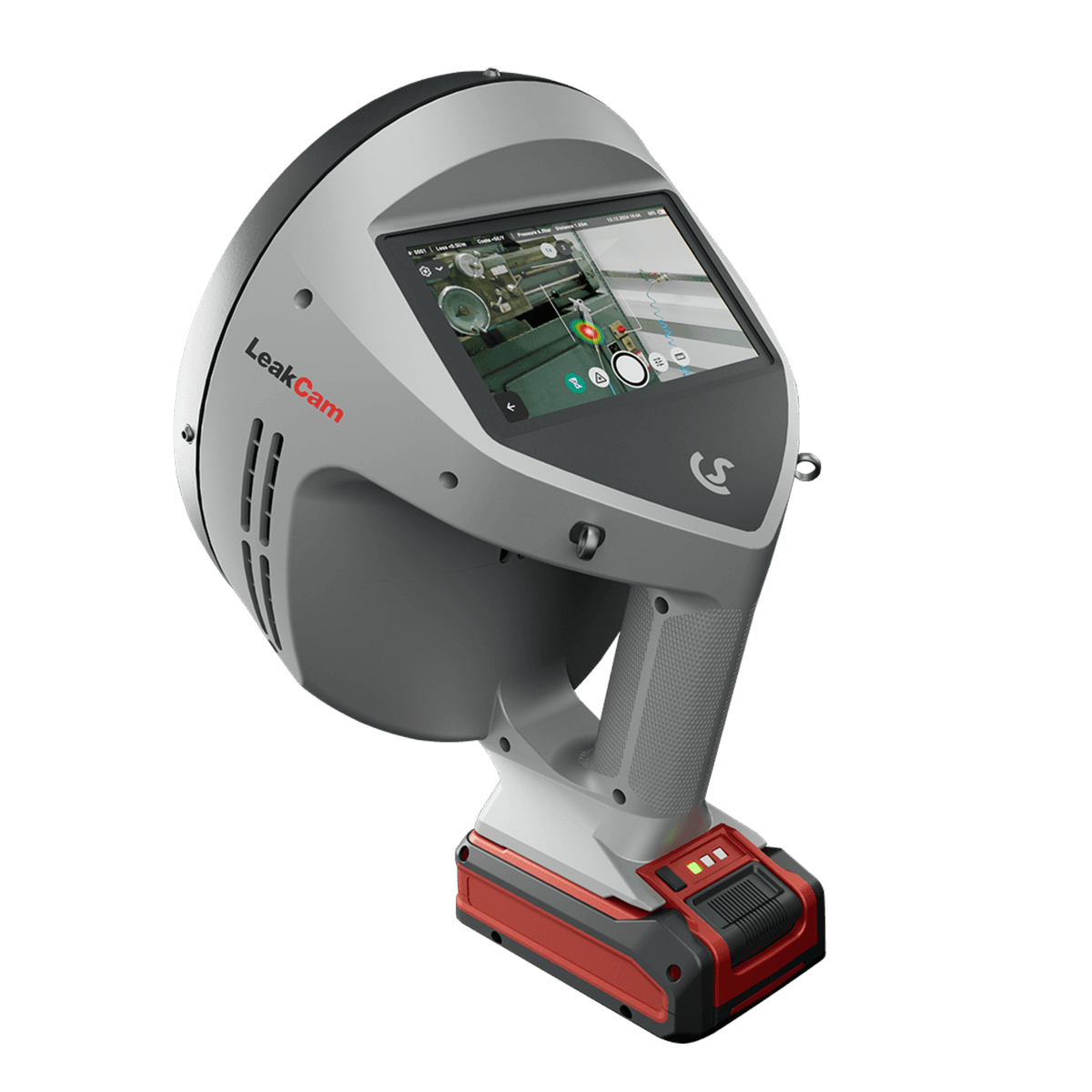 LeakCam 600 – Cámara de detección de fugas ultrasónica para aire comprimido y gases